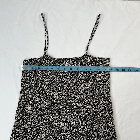 Proenza Schouler Floral Smocked Handkerchief Hem Midi Maxi Sundress Brown 12 - Picture 5 of 10